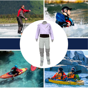 HOT LKVER Whitewater Drysuit Mujeres 3,0 Ply Kayak Drysuits Impermeable Ropa deportiva acuática Rescate Secado rápido Vela Kayak Traje seco - Product Image 3
