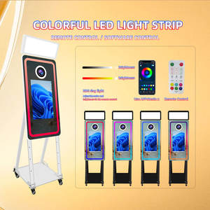 फास्ट डिलीवरी फोटो मिरर बूथ निर्मित-इन लाइट सेल्फी मिरर फोटोबूथ मशीन पार्टी के लिए 40 इंच जादुई दर्पण फोटो बूथ - Product Image 3