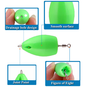 ทุ่นตกปลา XY-522 รูปตัว T พลาสติกน้ำหนักเบา สำหรับตกปลาในแม่น้ำ พร้อมตัวหมุน มีให้เลือกห้าสี - Product Image 4