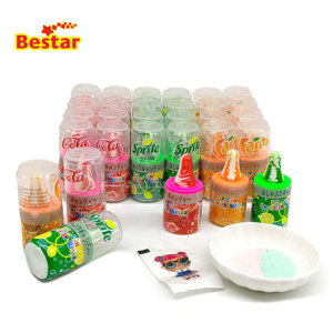 Bonbons Ewin Cola Soda Bottle, multicolores, croquants, pralinés, sucettes dures, saveur cola, <span class=keywords><strong>poudre</strong></span> fruitée <span class=keywords><strong>acidulée</strong></span>, pièce unique - Product Image 5