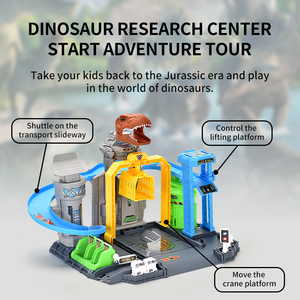 Giocattoli <span class=keywords><strong>Jurassic</strong></span> in Offerta, Set Parcheggio per <span class=keywords><strong>Dinosauri</strong></span>, Pista da Corsa Simulata per Bambini - Product Image 5