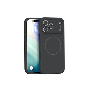 Funda de Silicona Líquida Ultrafina con Sensación de <span class=keywords><strong>Mano</strong></span> Desnuda, Magnética, de Precisión, con Impresión Fina en la Pantalla, para <span class=keywords><strong>iPhone</strong></span> 13-18, Samsung 24, 25, 26 - Product Image 1