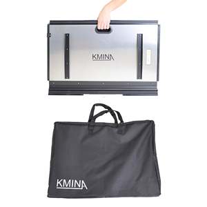 KMINA K10072 Rampa Pieghevole in Alluminio per Sedia a Rotelle con Superficie Antiscivolo - Product Image 1