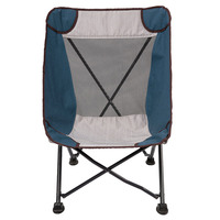 Fauteuils d'extérieur pliants portables pour le camping, chaises rembourrées avec structure en acier, chaises de plage, capacité 300 livres