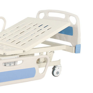 Cama de Hospital Manual de Tres Funciones para Enfermería y Cuidado Médico, 2150*1060, con Barandilla y Ruedas Silenciosas - Product Image 2
