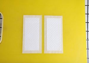 Tampons absorbants personnalisables en PE+SAP de qualité alimentaire, écologiques, avec logo sur mesure pour usage domestique, barquettes à viande et emballages alimentaires - Product Image 3