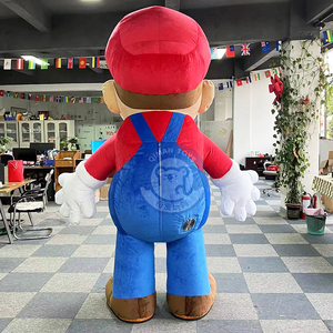 Costume de mascotte gonflable <span class=keywords><strong>Mario</strong></span> <span class=keywords><strong>Luigi</strong></span> Ours polaire Panda de haute qualité Taille 2m 2,6m 3m Costume de cosplay pour adulte à vendre - Product Image 3