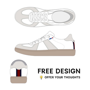 <span class=keywords><strong>Scarpe</strong></span> <span class=keywords><strong>da</strong></span> Ginnastica Retrò in Pelle di Alta Qualità, Punta Tonda, Tinta Unita, Sportive <span class=keywords><strong>da</strong></span> <span class=keywords><strong>Donna</strong></span>, Stile Tedesco - Product Image 3