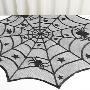 Tovaglia rotonda <span class=keywords><strong>di</strong></span> <span class=keywords><strong>Halloween</strong></span> in tessuto <span class=keywords><strong>di</strong></span> pizzo nero tovaglia <span class=keywords><strong>per</strong></span> <span class=keywords><strong>decorazioni</strong></span> <span class=keywords><strong>per</strong></span> <span class=keywords><strong>la</strong></span> <span class=keywords><strong>tavola</strong></span> <span class=keywords><strong>di</strong></span> casa - Product Image 3
