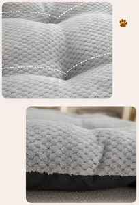 OEM all'ingrosso Logo personalizzato soffice Pet letto rettangolo materasso in velluto antigraffio lavabile per <span class=keywords><strong>cani</strong></span> gatti comodo turco - Product Image 5