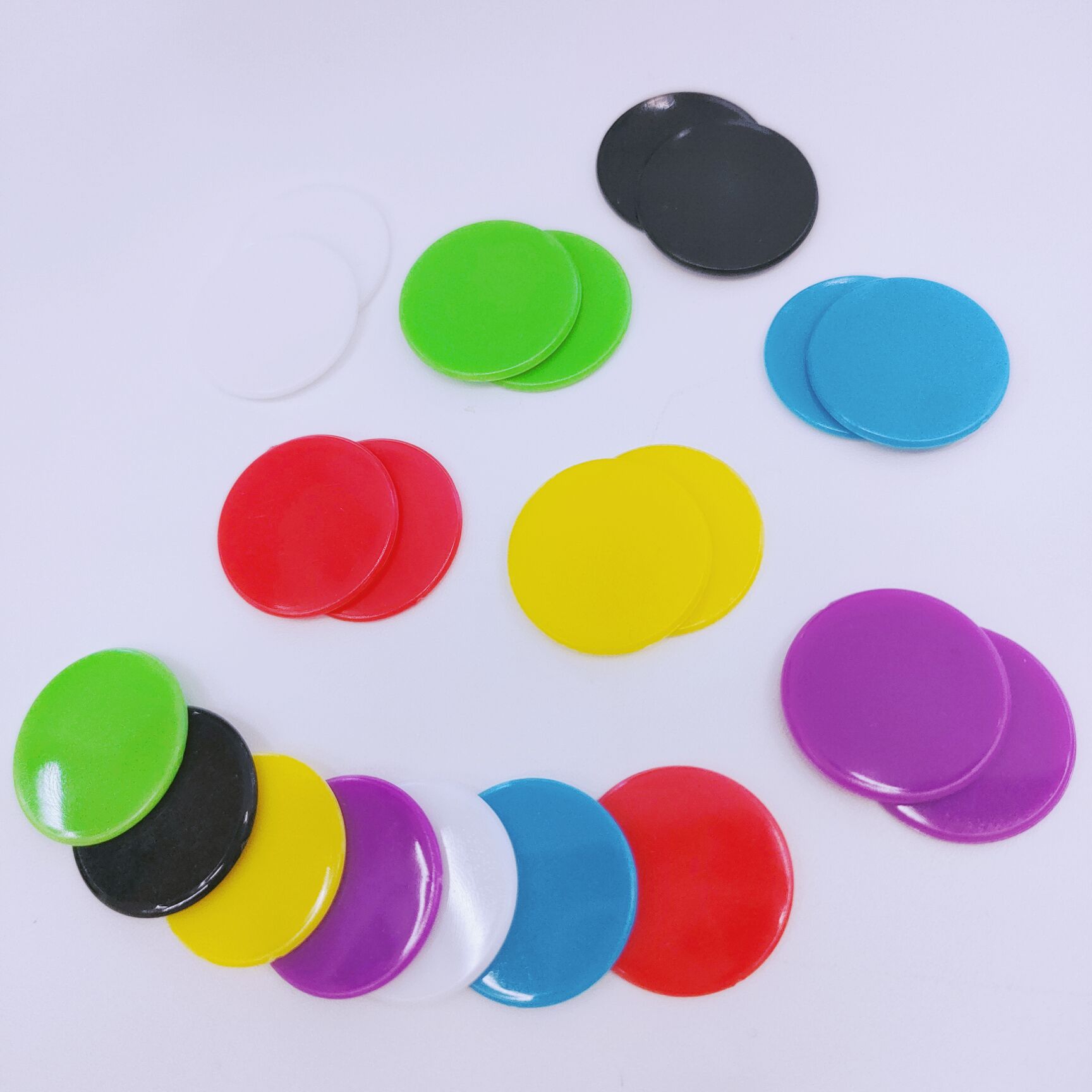 250 Piezas 19 Mm De Conteo De Chips De Plástico Transparente | Cuotas 250 Piezas 19 Mm De Conteo De Chips De Plástico Transparente | Cuotas