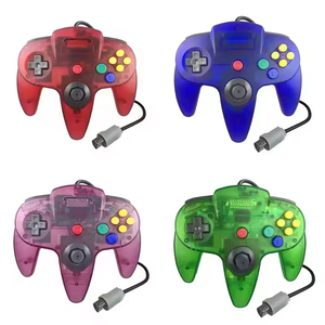 Manette de jeu filaire USB avec moteur de vibration pour <span class=keywords><strong>64</strong></span> et PC Classique N64 Manette de jeu Mando Joystick pour Windows PC Mac Gaming Joypad - Product Image 5