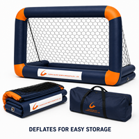 But de football gonflable portable, filet d'entraînement léger pour enfants, plage, jardin et jeux en plein air