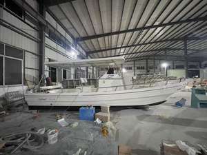 Bateau à fond plat de 26 pieds, bateau de pêche à console centrale, <span class=keywords><strong>coque</strong></span> en fibre de verre avec moteur hors-bord - Product Image 5