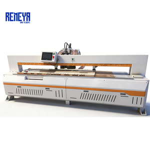 Machine de perçage de trous de serrure tout-en-un REMEYA CNC avec moteur pour portes en aluminium et en bois, épaisseur automatique - Product Image 3