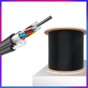 GYTC8S Single Mode 9/125 Fiber Optical Cable 9.0mm PE Cable 12core Sheath Fiber Cable For Outdoor