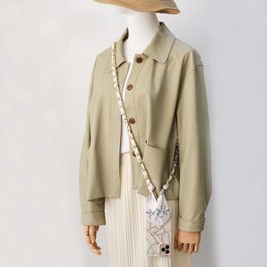 Lanière de Téléphone Foulard-Chaîne Longue Polyvalente 120cm, Dragonne Dorée Tressée pour Sac, Collier Bandoulière - Product Image 2