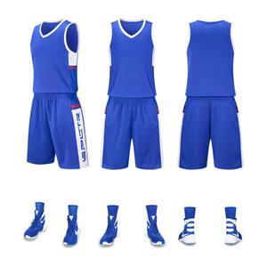 ชุดเสื้อบาสเก็ตบอลตามสั่งสำหรับผู้ชายผู้หญิงและทีมเยาวชนคุณภาพสูงสำหรับเล่นเกมและเทรนนิ่งในฤดูร้อน - Product Image 4