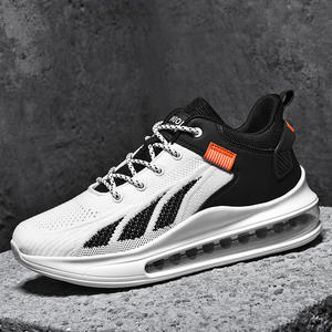 Baskets Blanches de Sport à Coussin d'<span class=keywords><strong>Air</strong></span> pour Hommes, Chaussures de Marche de Haute Qualité, Chaussures Respirantes pour Garçons, Baskets Tendance Très Prisées - Product Image 3