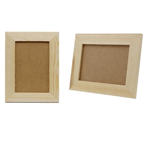 Tự làm bức tranh dự án đứng hoặc treo trên tường chưa hoàn thành rắn gỗ thông khung ảnh cho nghệ thuật và hàng thủ công - Product Image 4