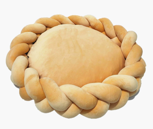 Lit pour animaux de compagnie en tricot <span class=keywords><strong>DIY</strong></span> de qualité supérieure - 6 cm de peluche lavable amovible, maison pour chat et chien, fabrication artisanale, rembourrage en polyester de luxe, grotte pour animaux de compagnie pour petits/ Moyens - Product Image 6