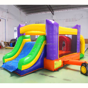 Casa Inflable Comercial <span class=keywords><strong>de</strong></span> Obstáculos <span class=keywords><strong>de</strong></span> Colores para Niños Pequeños, Área <span class=keywords><strong>de</strong></span> Juegos Inflable para Exteriores - Product Image 3