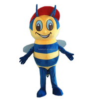 Costume de mascotte d'abeille en peluche personnalisé professionnel pour adultes - Unisexe pour le Mardi Gras / Carnaval