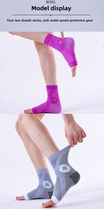 Soporte de Tobillo Deportivo, Manga de Compresión, Calcetín para Fascitis Plantar, Tendinitis de Aquiles, Dolor Articular, Hinchazón y Espolón Calcáneo - Product Image 4
