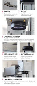 Machine de marquage laser à fibre 500W avec <span class=keywords><strong>logiciel</strong></span> <span class=keywords><strong>Lightburn</strong></span>, sortie d'usine 2026, source laser à fibre 500W - Product Image 6