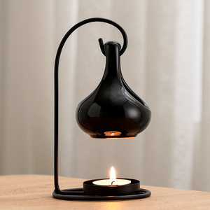 Brûleur d'Encens en Céramique pour Huiles Essentielles, Diffuseur d'Arômes, Chauffe-Cire Fondue, Porte-Bougie Chauffant, Kit Cadeau d'Aromathérapie pour la <span class=keywords><strong>Maison</strong></span> - Product Image 2