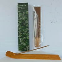 Varillas de Incienso Aromáticas para Interiores DSMR - Aroma Esencial, Fragancia Saludable, Madera Natural y Especias, Varillas Redondas de 23 cm, Uso en Todas las Estaciones