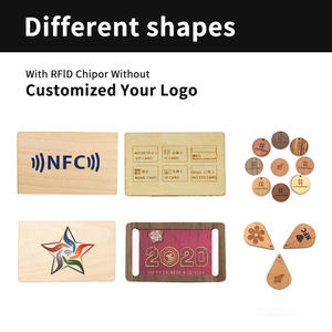 Cartões de Chave de Hotel de Madeira à Prova d'Água ISO14443A 13.56MHZ 1K F08 - Product Image 6