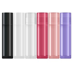 Contenedor de bálsamo <span class=keywords><strong>labial</strong></span> vacío, 5ml, plástico, Blanco, Negro, transparente, DIY, lápiz <span class=keywords><strong>labial</strong></span>, tubo de recarga de tubo de bálsamo <span class=keywords><strong>labial</strong></span> redondo giratorio, 5G, 0,15 oz - Product Image 3