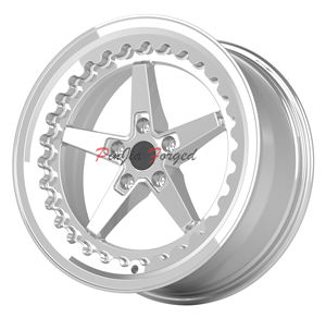 20x8.5J 20 * 9.5J銀合金ホイールPCD 5*120 ET 25 CB 74.1シボレーカマロコルベットホールデンコモドールビュイックリーガルオンス用 - Product Image 1