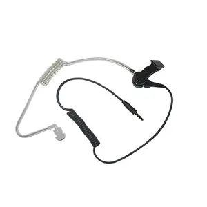 Hytera ES-02 Receive-Only Earpiece with Transparent Acoustic Tube With 3.5mm Jack Plug for use with PTT & MIC Cable for BD/PD/HP