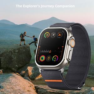 <span class=keywords><strong>Precio</strong></span> al por mayor de fábrica Traverser <span class=keywords><strong>IWatch</strong></span> 10 correa de nailon elástica <span class=keywords><strong>Iwatch</strong></span> <span class=keywords><strong>Ultra</strong></span> Correa deportiva con hebilla de acero inoxidable - Product Image 4