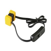 Cable de Extensión OBD2 para Automóvil AUTOOL con Interruptor, Adaptador OBD2 ELM327, Conector de Extensión de 60 cm, Cables de Extensión ELM 327, Cable de 16 Pines