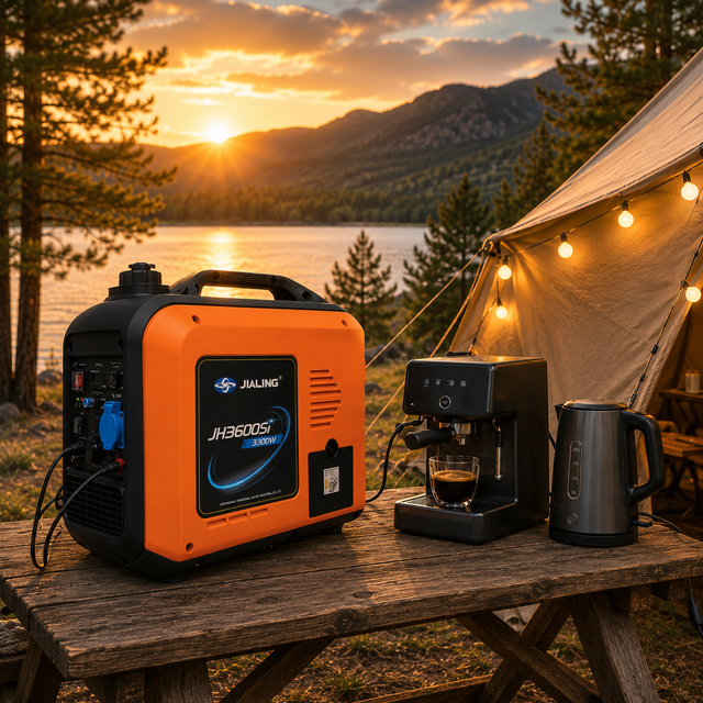 Super Quiet 3.5kW Inverter Generator 3000W Dual Fuel LPG Gasoline Portable Generators for RV Camping Home Backup Power Station