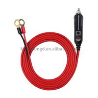 Chargeur 12v Adaptateur de prise de courant DC 5521 Plug Câble d'extension pour allume-cigare de voiture