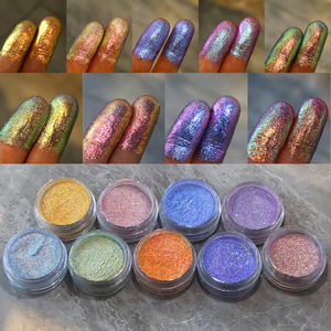 เม็ดสีโฮโลแกรมมัลติโครมสำหรับแต่งตา - แป้งฝุ่นเปลี่ยนสีแบบชิฟต์สุดพิเศษพร้อมเอฟเฟกต์สเปคตร้าฟลีร์ - Product Image 6