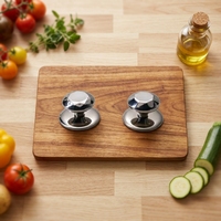 Poignée de couvercle de casserole Guanrun en acier inoxydable 201SS de haute qualité, écologique, résistante au four, taille personnalisée, accessoires pour couvercles