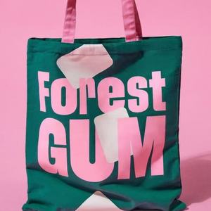 New Design Handbag Printed Canvas <b>Bag</b> 17 Inches Cotton <b>Tote</b> <b>Bag</b> Full Page Printed Color Scheme - Product Image 1