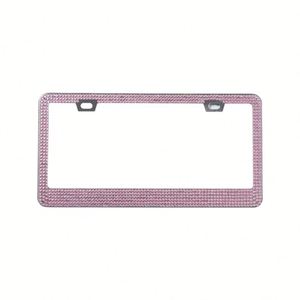 Marco Universal para Matrícula de Coche con Cristales de Diamantes y Pedrería en Relieve - Product Image 4