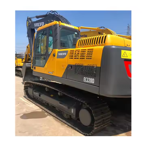 Equipo pesado Excavadora usada VOLVO 220 EC220 Excavadora de construcción con buenas condiciones 22Ton Excavadora de orugas usada - Product Image 1