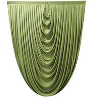Cortina Elegante para Techo, Tela Suave de Poliéster para Decoración de Bodas, Fiestas, Salones de Banquetes, Escenarios y Eventos