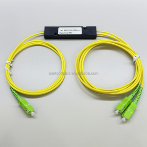 สายเคเบิลสื่อสาร LSZH สายไฟเบอร์ออปติกแบบโหมดเดียว ความยาว 1 เมตร SC/APC 1x2 กล่องแยกสัญญาณ ABS สำหรับใช้งานภายในอาคาร CATV - Product Image 6