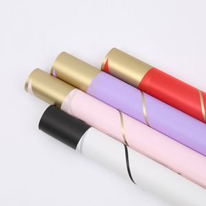 2023 New Korean Style Waterproof Plastic Flower Wrapping <b>Paper</b> Geometry Line <b>Pattern</b> Printed Floral Wrap <b>Paper</b> - Product Image 5