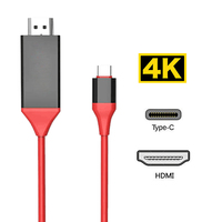 Cable USB C a HDMI, Convertidor de Cable USB C a HDMI, Adaptador de Extensión HD USB 3.1 4K 30Hz para Macbook y Samsung