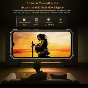 Teléfono Resistente Oukitel WP28 E IP68/IP69K, 4GB+64GB, 6.52 Pulgadas, NFC, OTG, Batería de 10600mAh, Smartphone 4G - Product Image 4