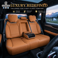 Kit intérieur et extérieur Toyota HiAce avec éclairage d'ambiance, pièces en fibre de carbone pour la modification de minivan de luxe